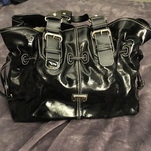 Dooney and Bourke Black Drawstring Bag